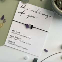 'Thinking of You' Crystal Bracelet