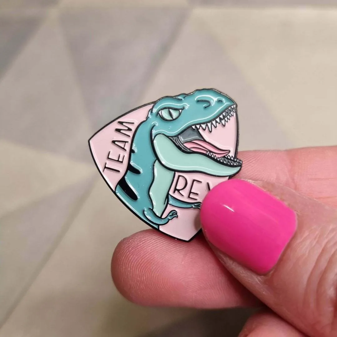 'Team Rex' Pin Badge