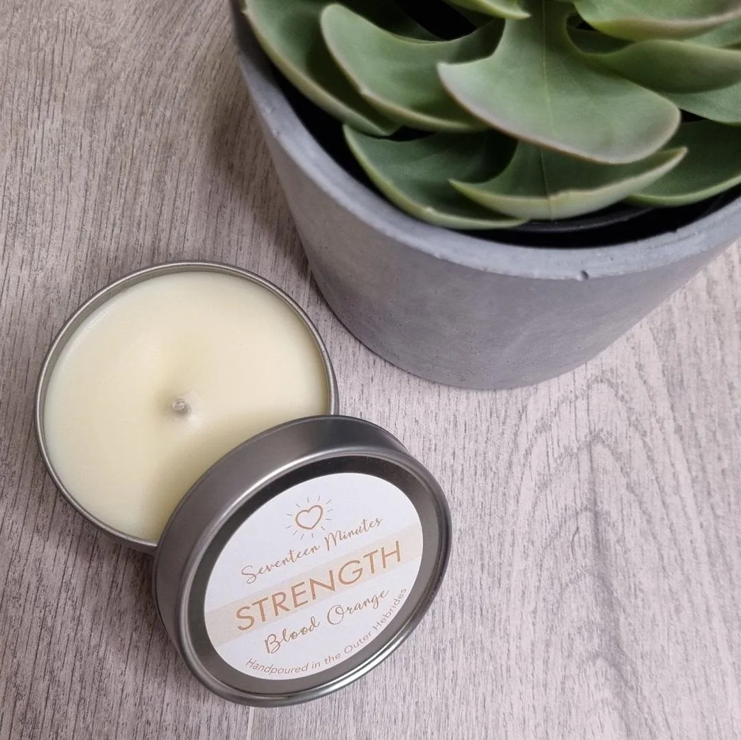 Seventeen Minutes Strength Candle (Blood Orange)