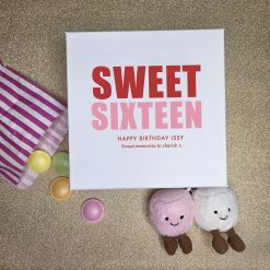 Personalised Sweet Sixteen Sweet Treat Box