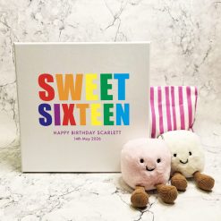Alternative view of Personalised Sweet Sixteen Sweet Treat Box