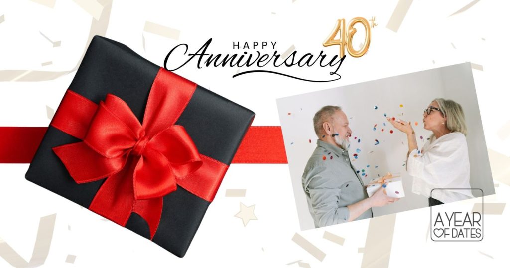 Ruby wedding anniversary gift ideas for couples celebrating 40 years together — A Year of Dates